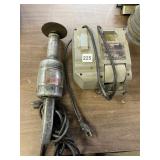 GRINDING WHEEL AND ANGLED CUT OFF WHEEL