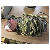 TEMPORARY TRAILER LIGHTS AND GRINDING WHEEL