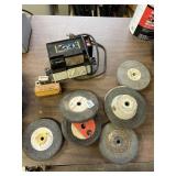 WET WHEEL KNIFE SHARPENER AND GRINDING WHEEL