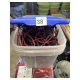 LARGE BOX OF TEST LEADS