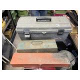 3 SMALL TOOL CARRY BOXES 2 METAL 1 PLASTIC