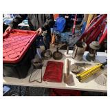 CAMPING SUPPLIES SHOVEL AND TRI POD FOR WORK