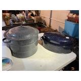 ROASTERS WITH LIDS NICE COND.