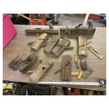 JIGS AND WOOD HAND PLANES WITH REPLACEMENT STEEL