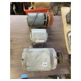 3 MOTORS 1 WITH BUFFER SETUP AND LARGE BALDOR