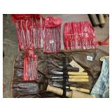 RIFFLE FILE SET, WOOD RASPS, PICK SET, VINTAGE