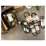 ASSORTED VBELTS FOR WATER PUMP AND ALTERNATOR