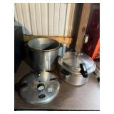 PRESSURE COOKER WITH LID CLEAN