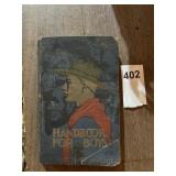 BOY SCOUTS HANDBOOK REVISED 1929