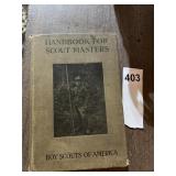 HANDBOOK FOR SCOUT MASTERS HARDBACK FIRST EDITION