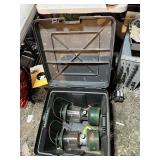 COLEMAN LANTERNS AND STORAGE BIN