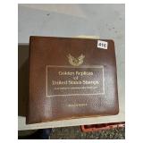 BOOK OF U.S. GOLDEN STAMP REPLICAS