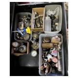 DRAWER CONTENTS OF OILS AND HAND PULLERS