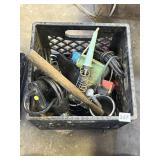 BIN OF MISC SOLDERING PIECES