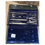 ANVIL COMPASSES AND PROTRACTOR GERMAN K.E