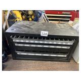 4 DRAWERS OF SMALLER DRILL BITS AND OTHERS MOST