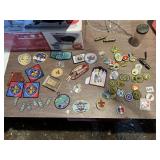 BOY SCOUTS PATCHES AND OFFICIAL WHISTLES SEE