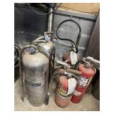 FIRE EXTINGUISHERS MOST EMPTY 1989