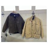 CARHARTT 2 XL INSULATED CHORE COATS LINED