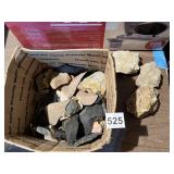 FOSSIL ROCKS AND ARROWHEAD MAKING SUPPLIES