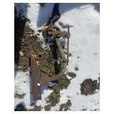 PULL BEHING HITCH PLOW