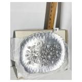 WENDELL AUGUST STRAWBERRY PEWTER PLATE