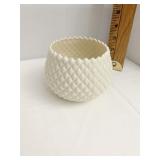 BELLEEK ROSE BOWL VASE