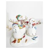 LENOX SNOWMEN BIRDS OF A FEATHER