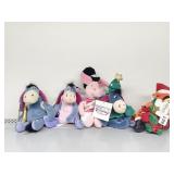 DISNEY FIGURES 8" MINI BEAN BAG BABY NEW YEAR