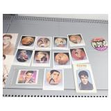 ELVIS BUTTON, STUDIO CARDS ETC.