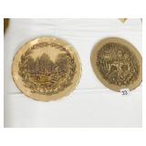 BRONZE NATILE PLATES TWO INCL. SNUGGLED IN KIDS