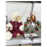 BOYD BEAR, STOCKING HANGER