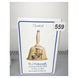 GOEBEL 1984 ANNUAL BELL 7TH EDITION IN BOX