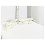 LENOX CHRISTMAS VILLAGE TRAIN & PASSENGER CAR NIB