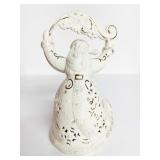 LENOX FLORENTINE & PEARL SANTA LIGHTED FIGURINE