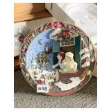 MUSICAL BRADFORD EXCHANGE LIGHT UP PLATE