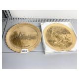 WENDELL AUGUST LIMITED EDITION BRONZE PLATES