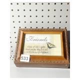 FRIEND MUSICAL BOX 8" X 6"