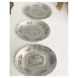 WENDELL AUGUST OVAL TRINKET TRAYS