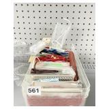 BIN W/ HEM BINDING AND ELASTIC