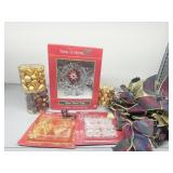 TREE REFLECTOP CAPS, STAR TREE TOPPER, 20 PLAID