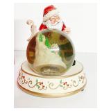 MAPPING HIS ROUTE SNOW GLOBE LENOX NIB