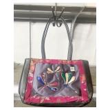 BUENO PURSE WITH DRAGONFLY DESIGN LOOKS NEW