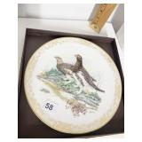 BOEHM WILLOW PARTRIDGE PLATE LTD IN BOX 10.5"