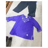 QUAKER FACTORY SHIRT 1X, SLACKS XL