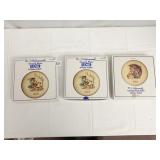 HUMMEL COLLECTOR PLATES 1979, 1979, & 1982 NEW IN
