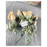 10 SHELL DESIGN FLOWERS