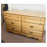 HARD ROCK MAPLE DRESSER 30" H X 49" W X 17" D - 6