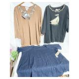 3 NEW TOPS ONE W/ SAILBOAT