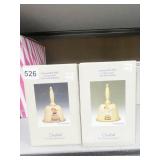 GOEBEL 1988 & 89 BELLS W/ BOX 120.00 PRICE TAG